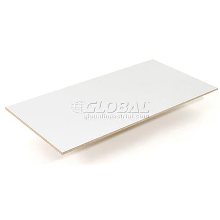 Global Industrial 1/2 Thick Melamine Laminated Deck 36W x 18D 235CP02